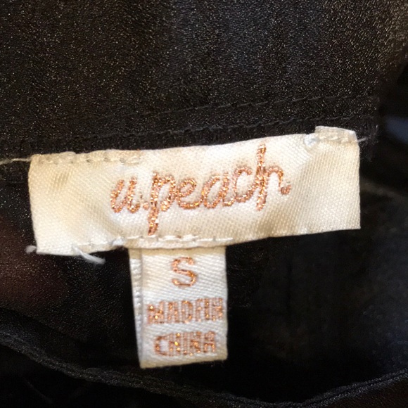 A. Peach sheer pants - Picture 8 of 9